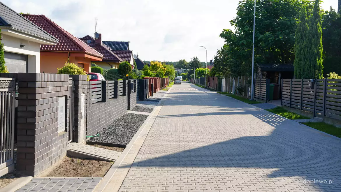 Wybudowana ul. Strumykowa w Skórzewie
