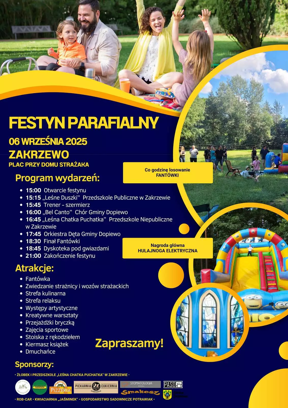Festyn parafialny w Zakrzewie 06.09.2025