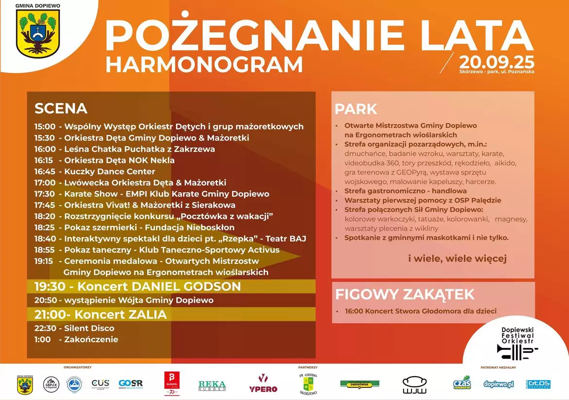 Pożegnanie Lata poprawiony harmonogram