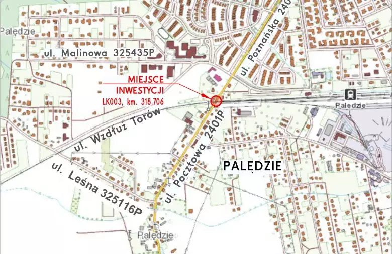 Remont przejazdu w Palędziu