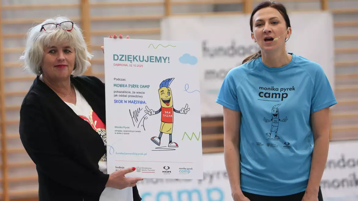 Monika Pyrek Camp odbyło się w Szkole Podstawowej w Dąbrowie