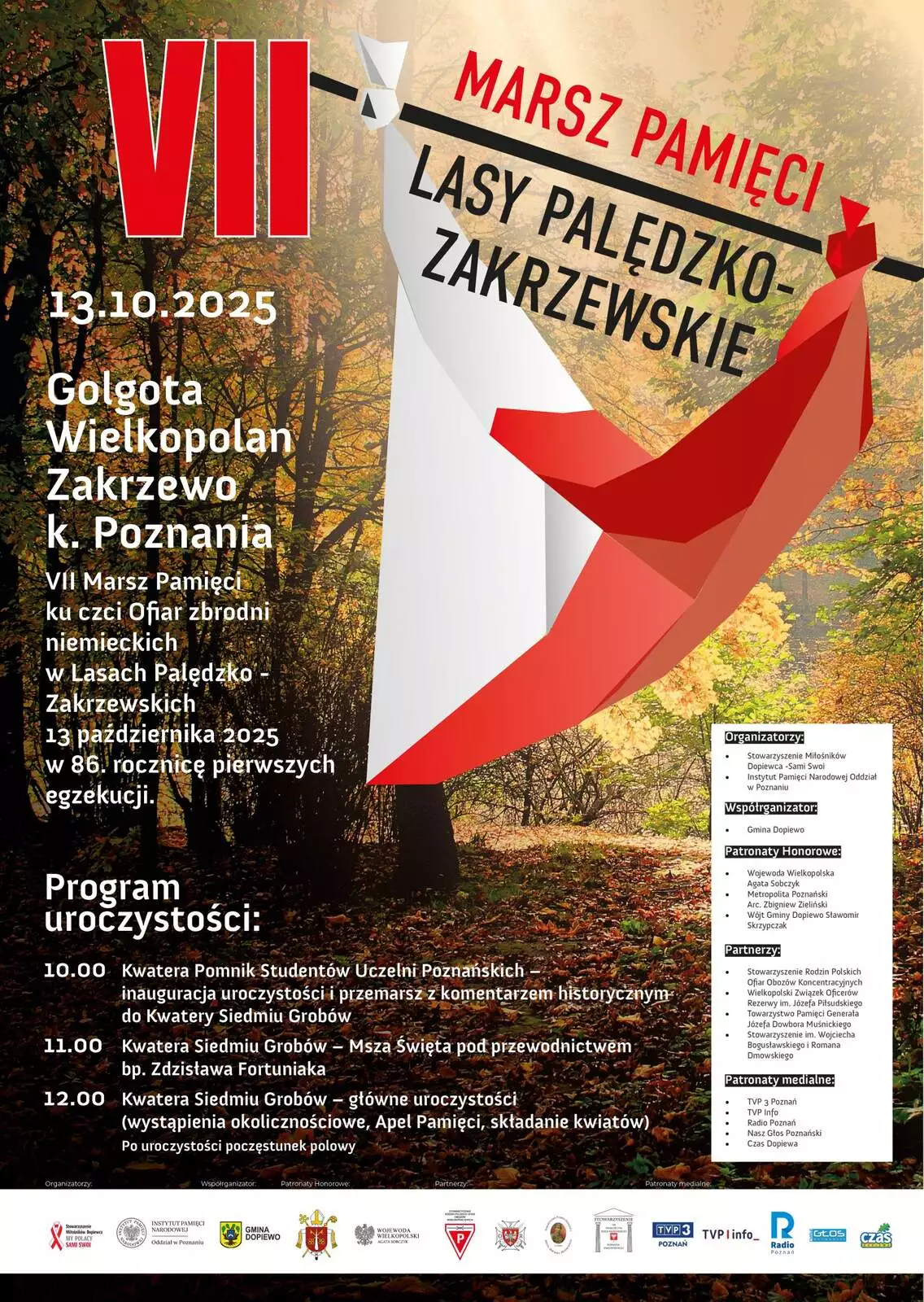 Plakat Marsz Pamięci