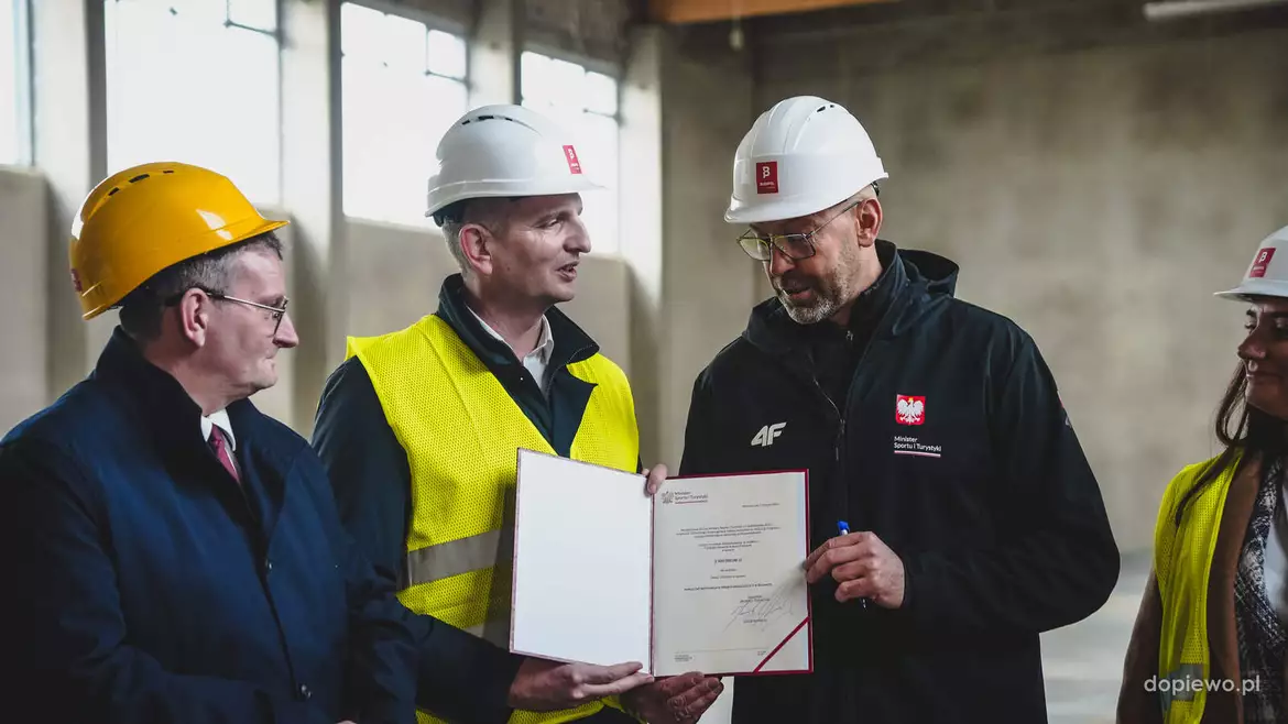 Minister Sportu i Turystyki z Wójtem Gminy Dopiewo