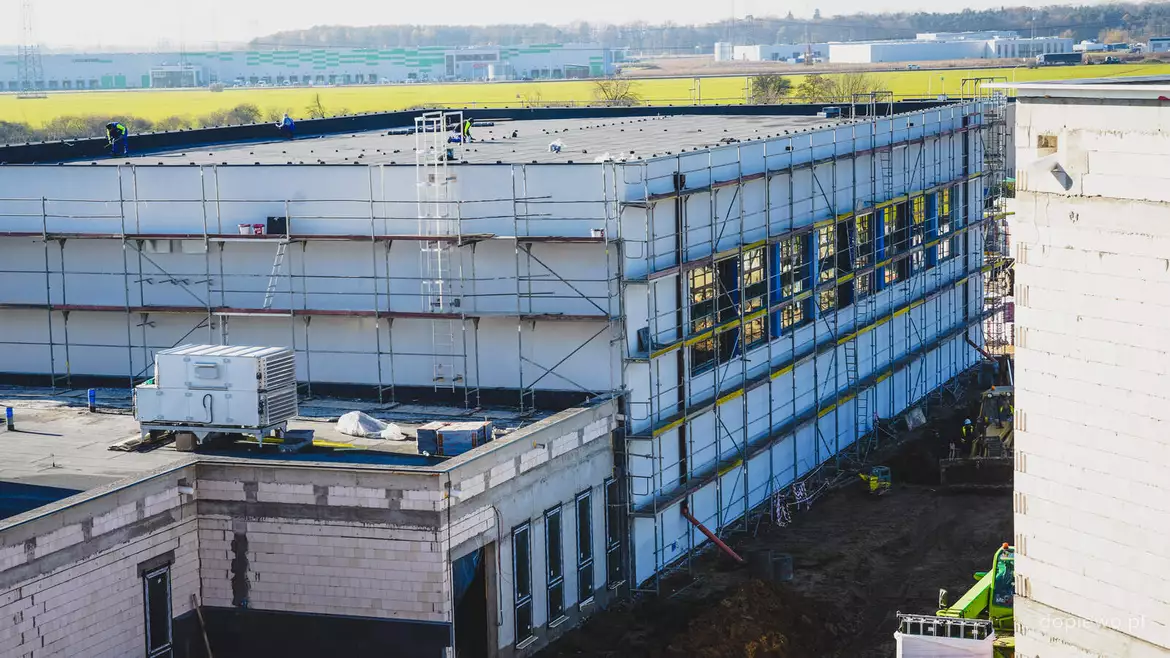 Rozbudowa hali sportowej przy SP nr 2 w Skórzewie