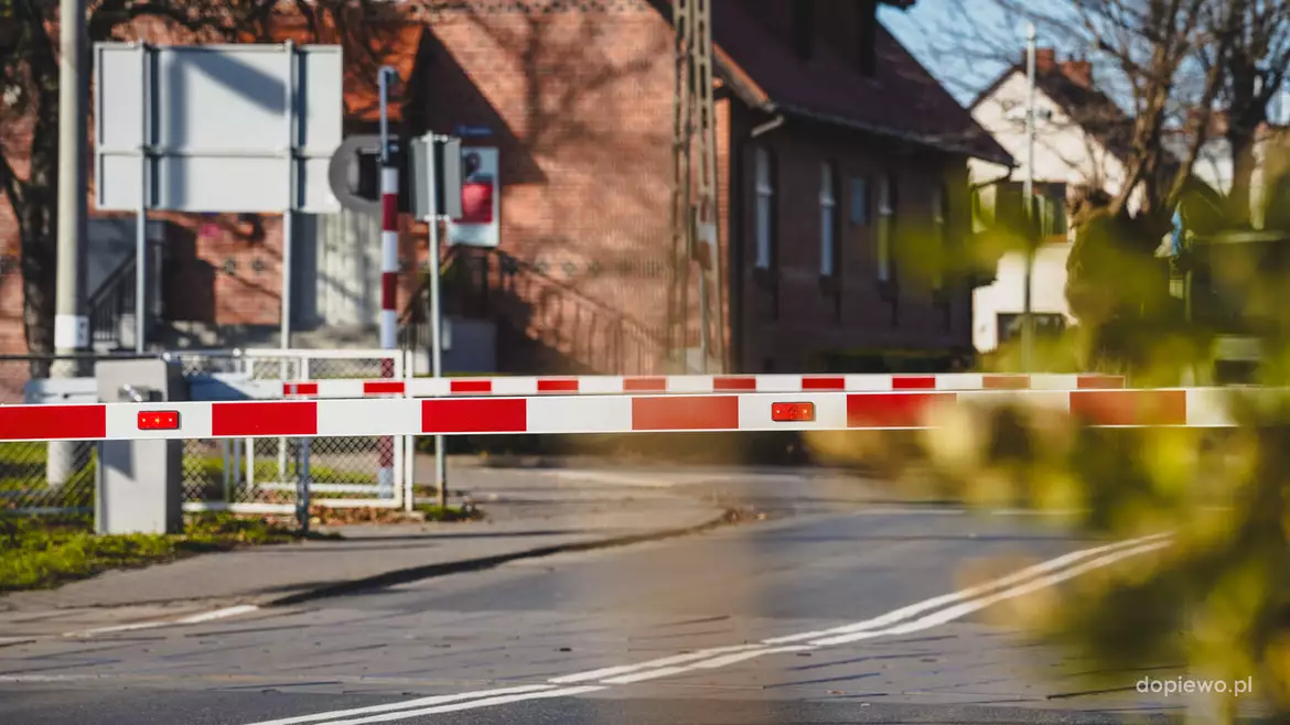 Przejazd kolejowy ul. Wyzwolenia w Dopiewie