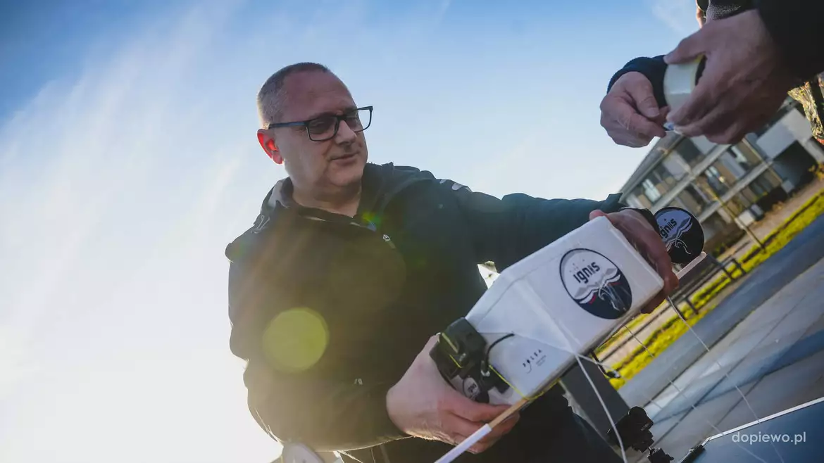 Dop i Ewo poleciały balonem w kosmos