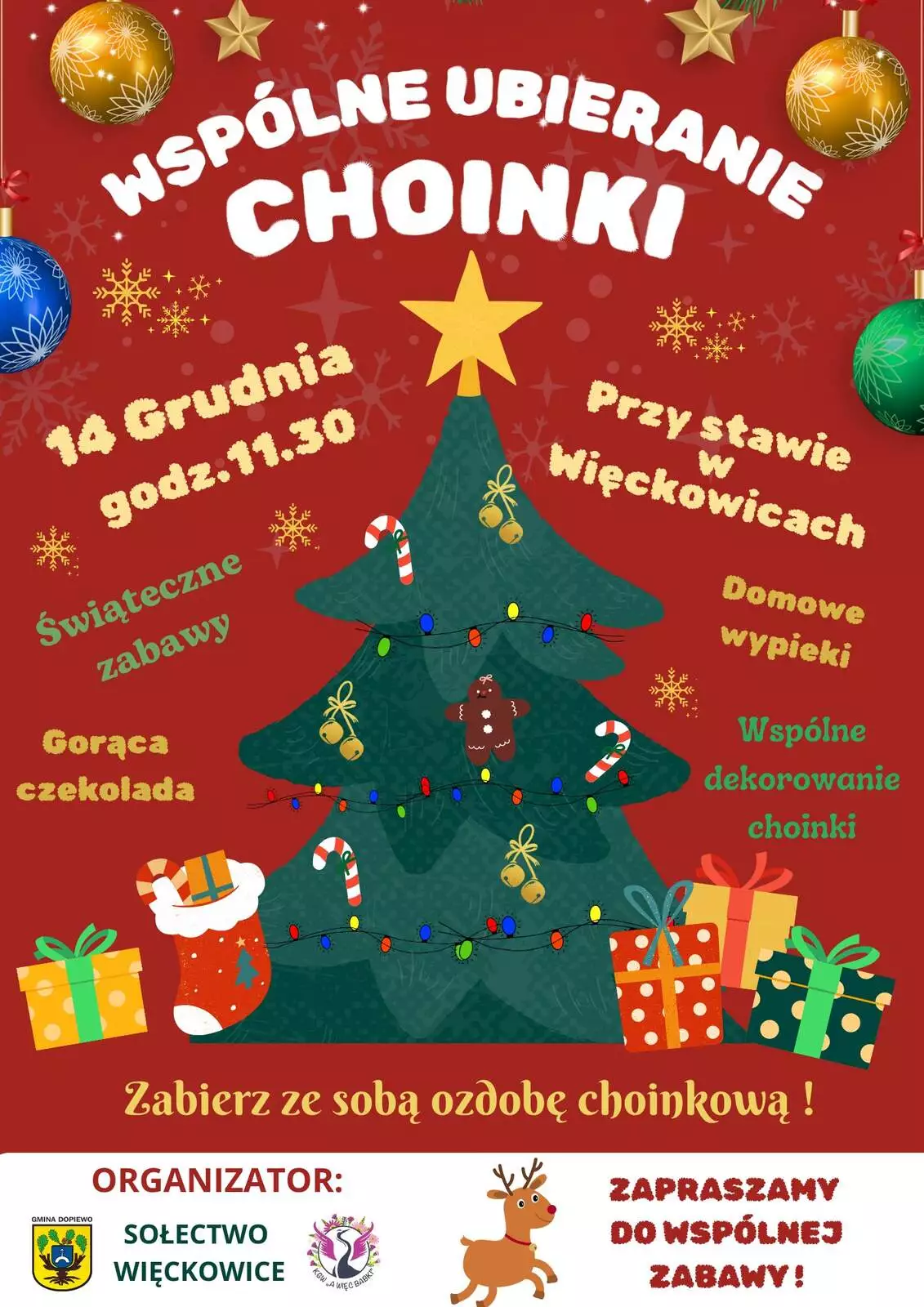 Ubieranie choinki Więckowice