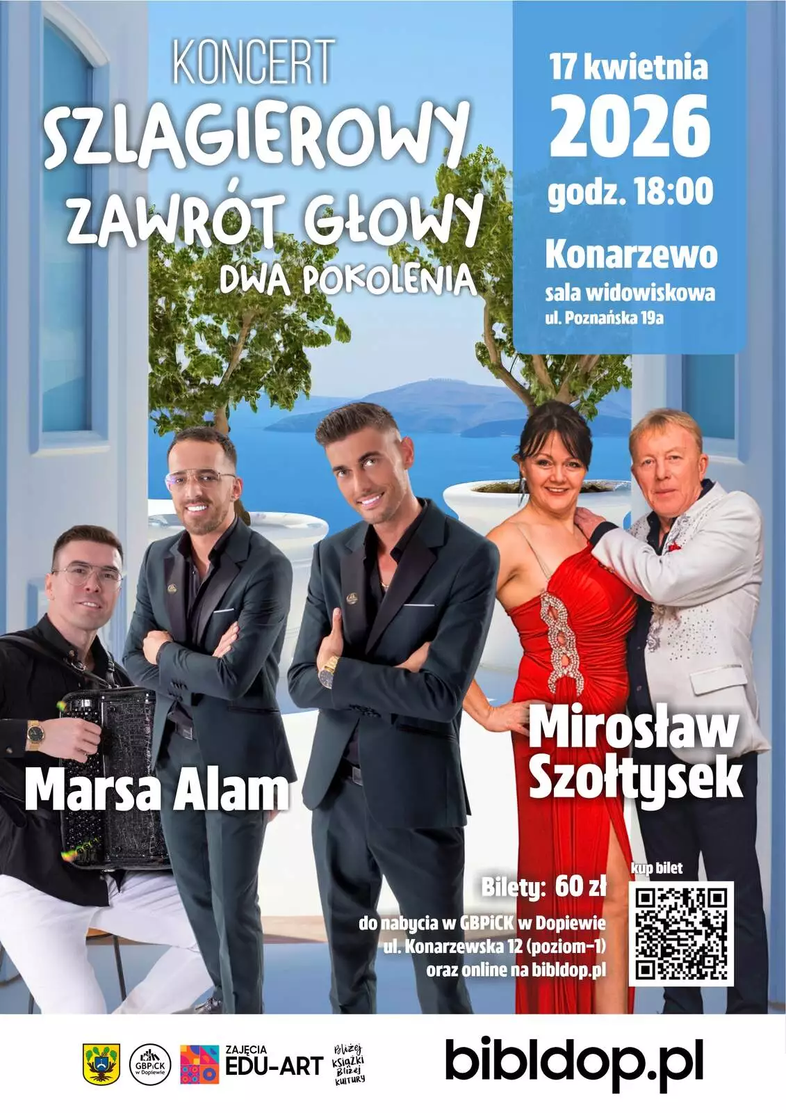 Plakat Koncert Szlagierowy Zaeró Głowy Dwa Pokolenia