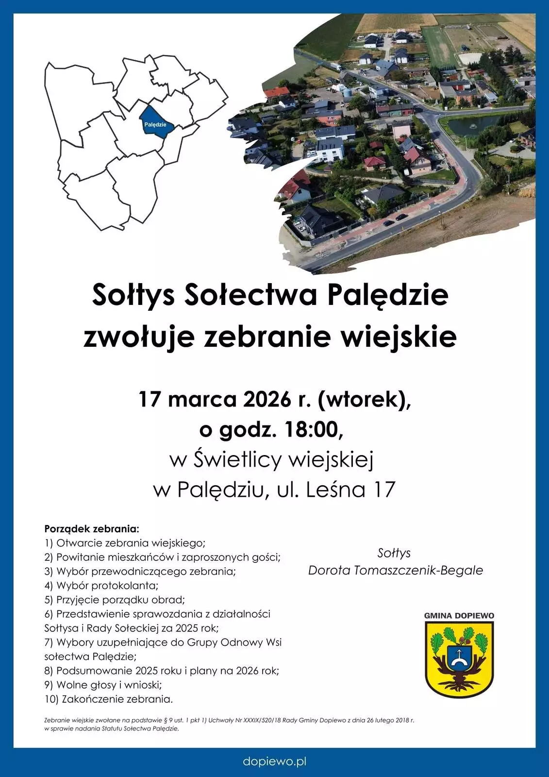 Zebranie wiejskie 17.03.2026