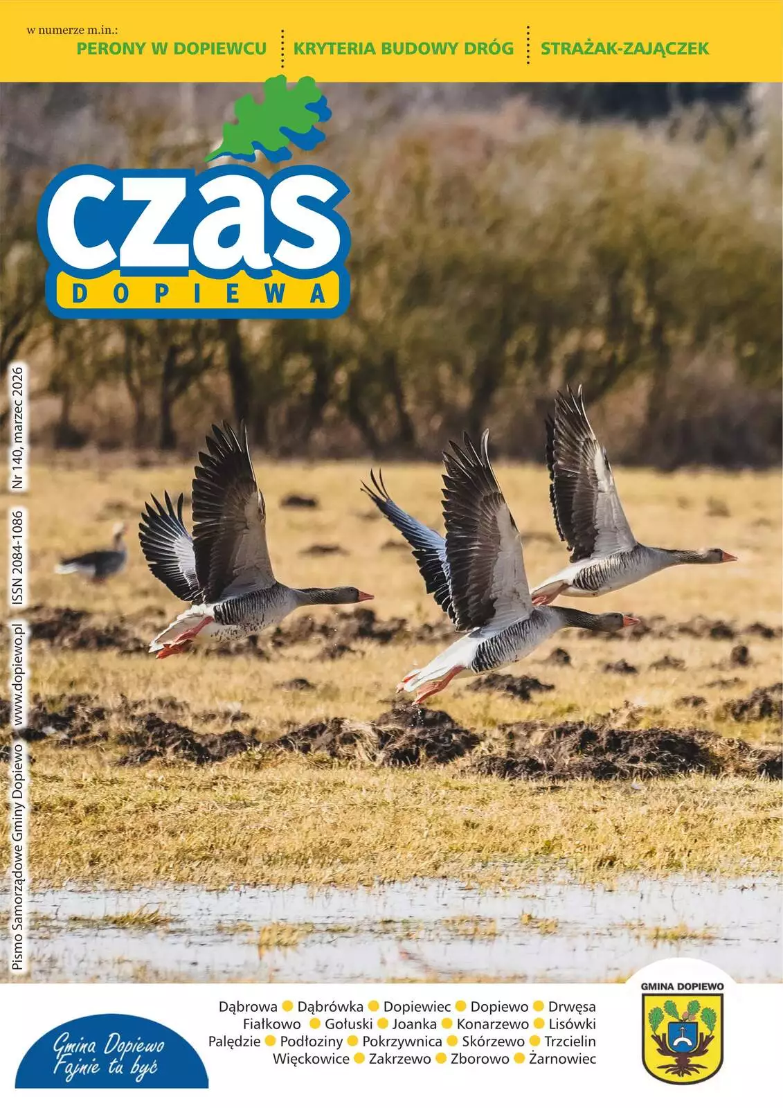 Czas Dopiewa marzec 2026 okładka