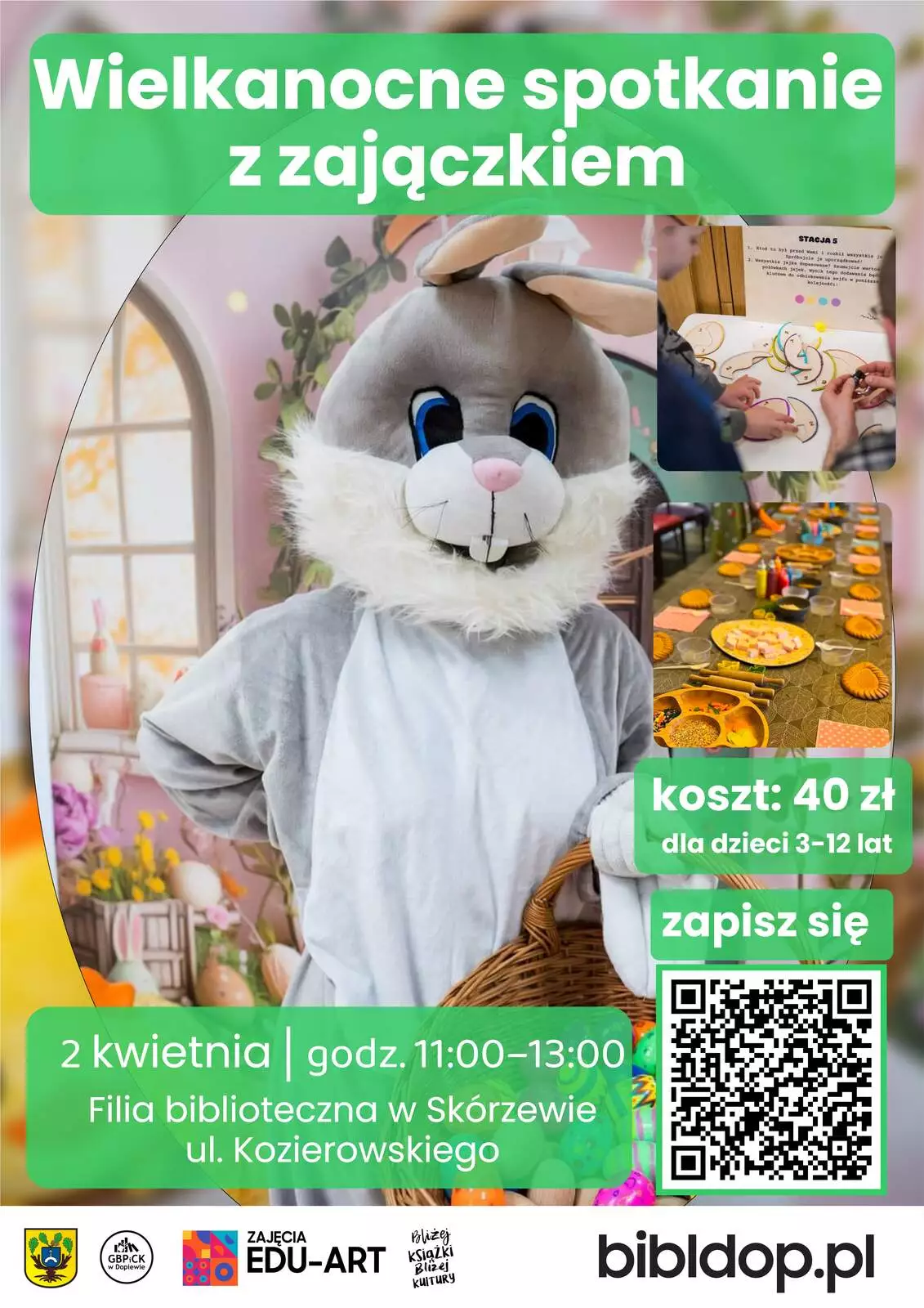 Wielkanocne spotkanie z zajączkiem