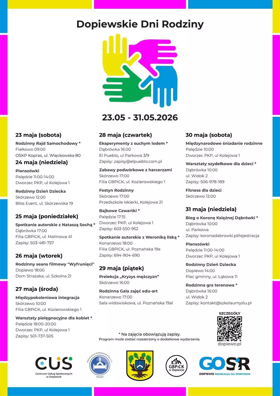 Dopiewskie Dni Rodziny 2026, plakat