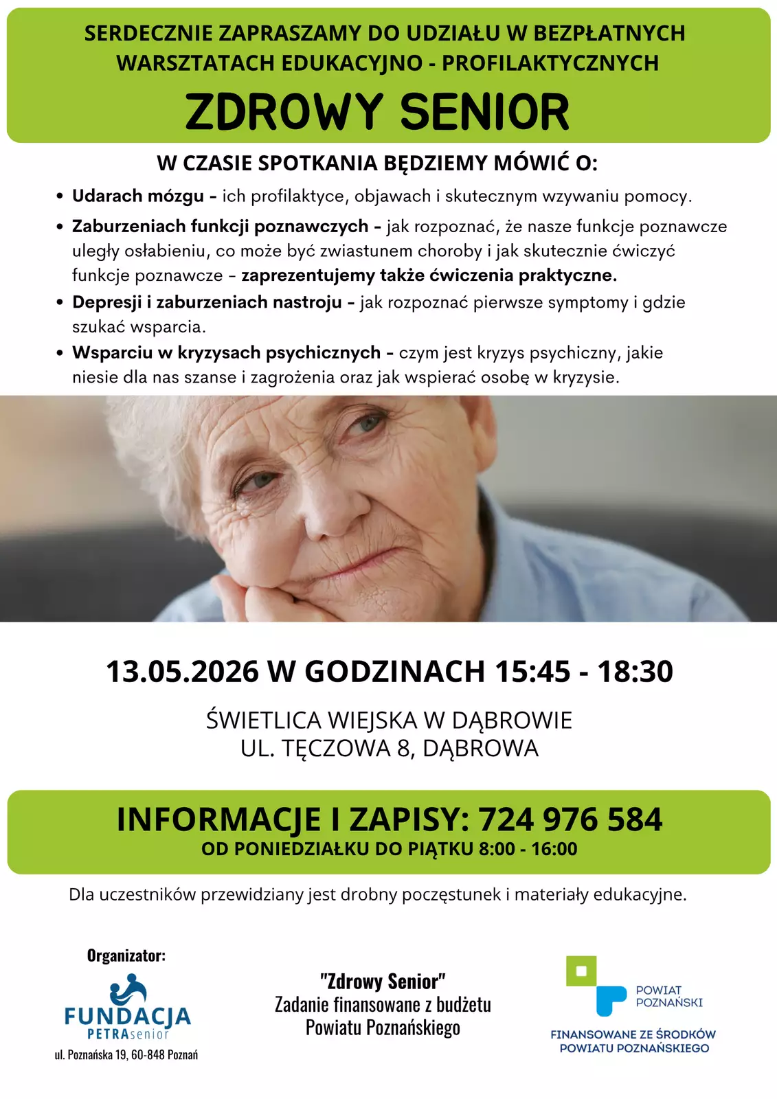 Warsztaty Zdrowy Senior
