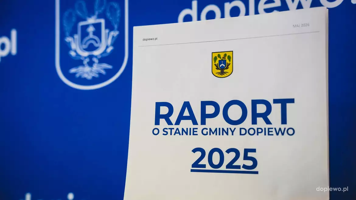 Raport o Stanie Gminy za 2025 roku - okładka