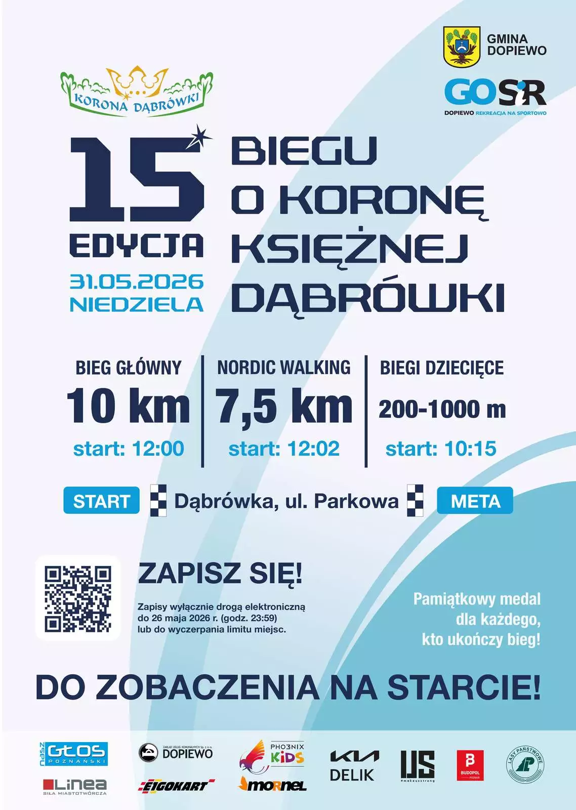 Bieg o Koronę Dąbrówki - 15 edycja