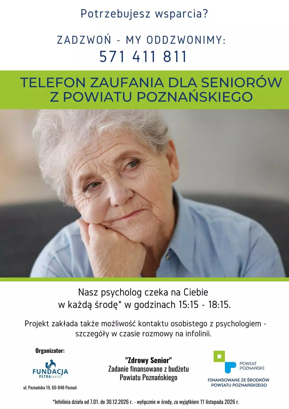 Plakat telefon zaufania 