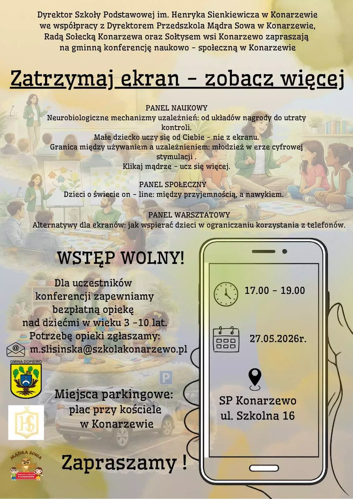 Zatrzymaj ekran, zobacz więcej