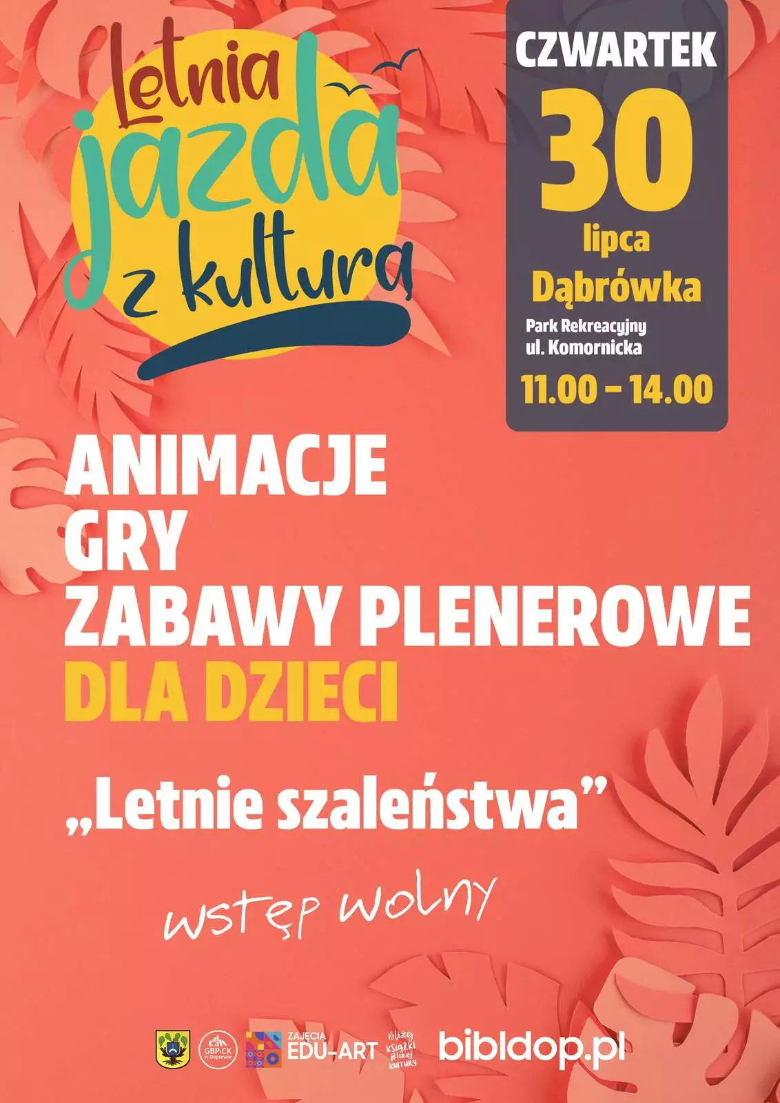 Letnie szaleństwa - animacje dla dzieci