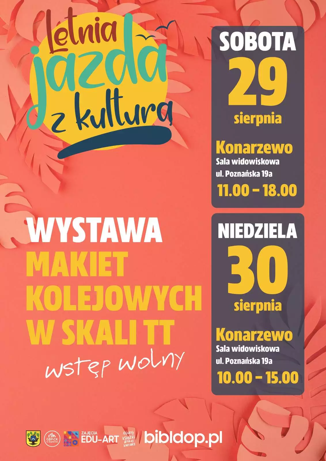 Plakat Wystawa Makiet Kolejowych