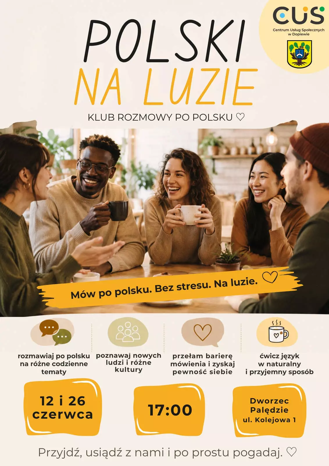 Polski na luzie. Plakat