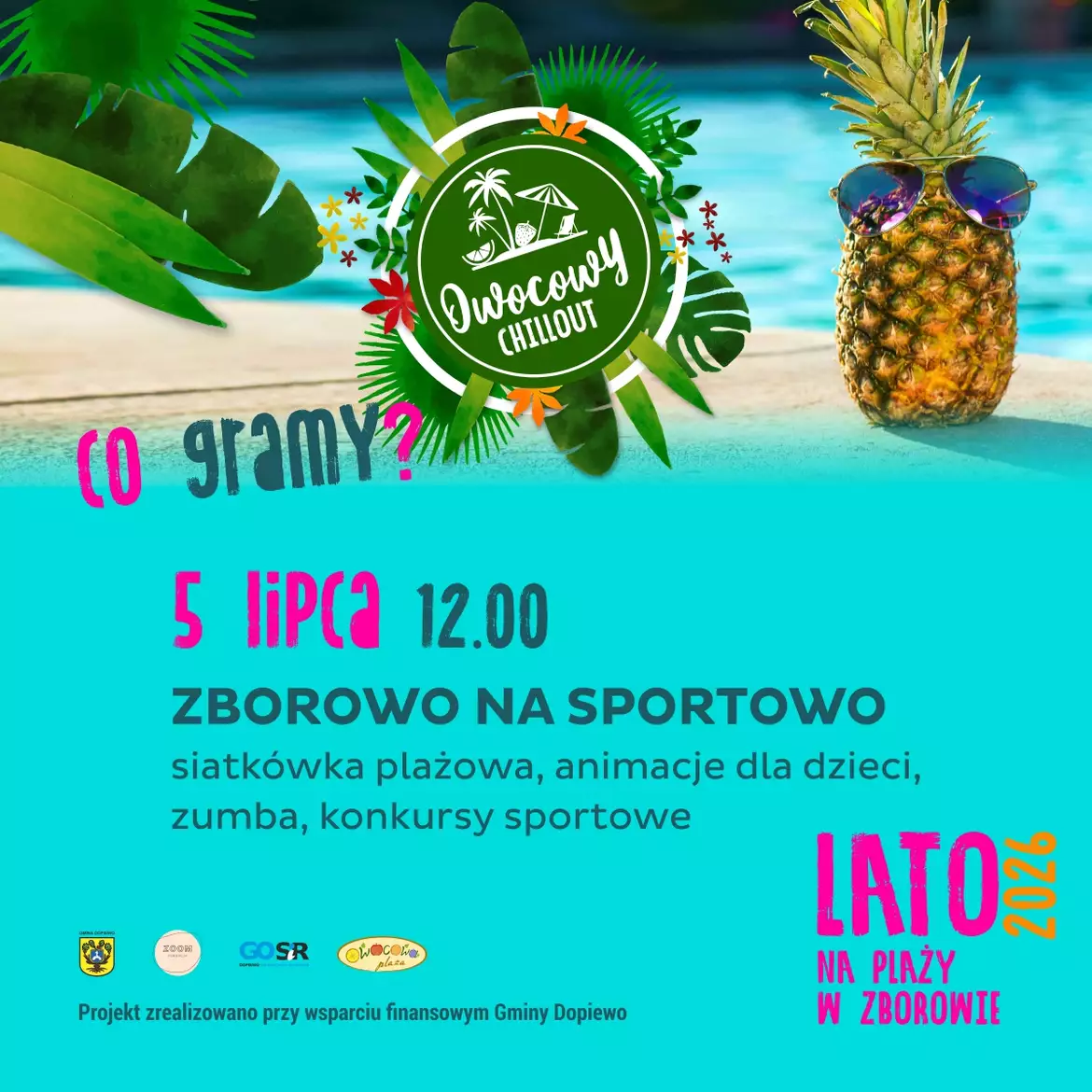 Plakat Zborowo na sportowo