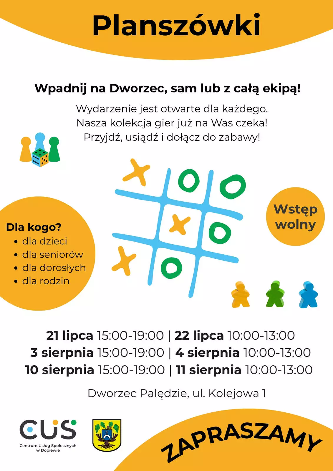 Planszówki plakat