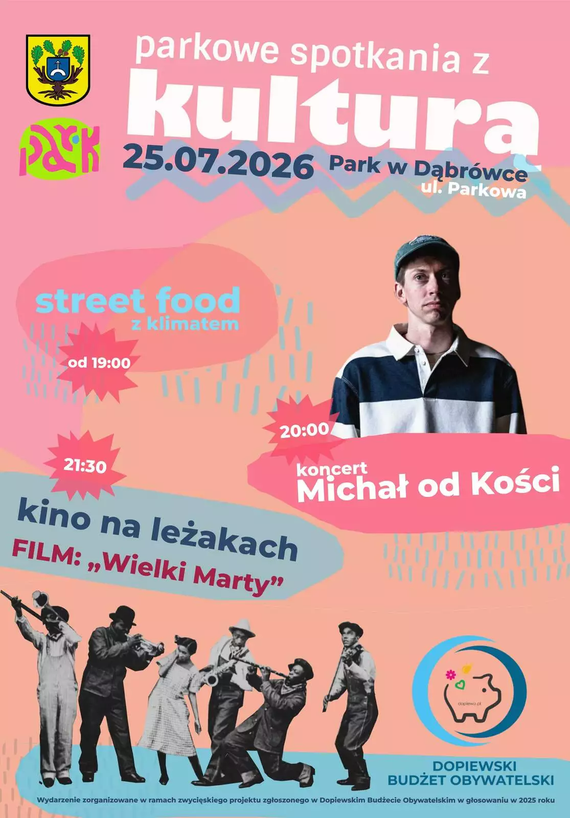 Parkowe Spotkania z Kulturą plakat