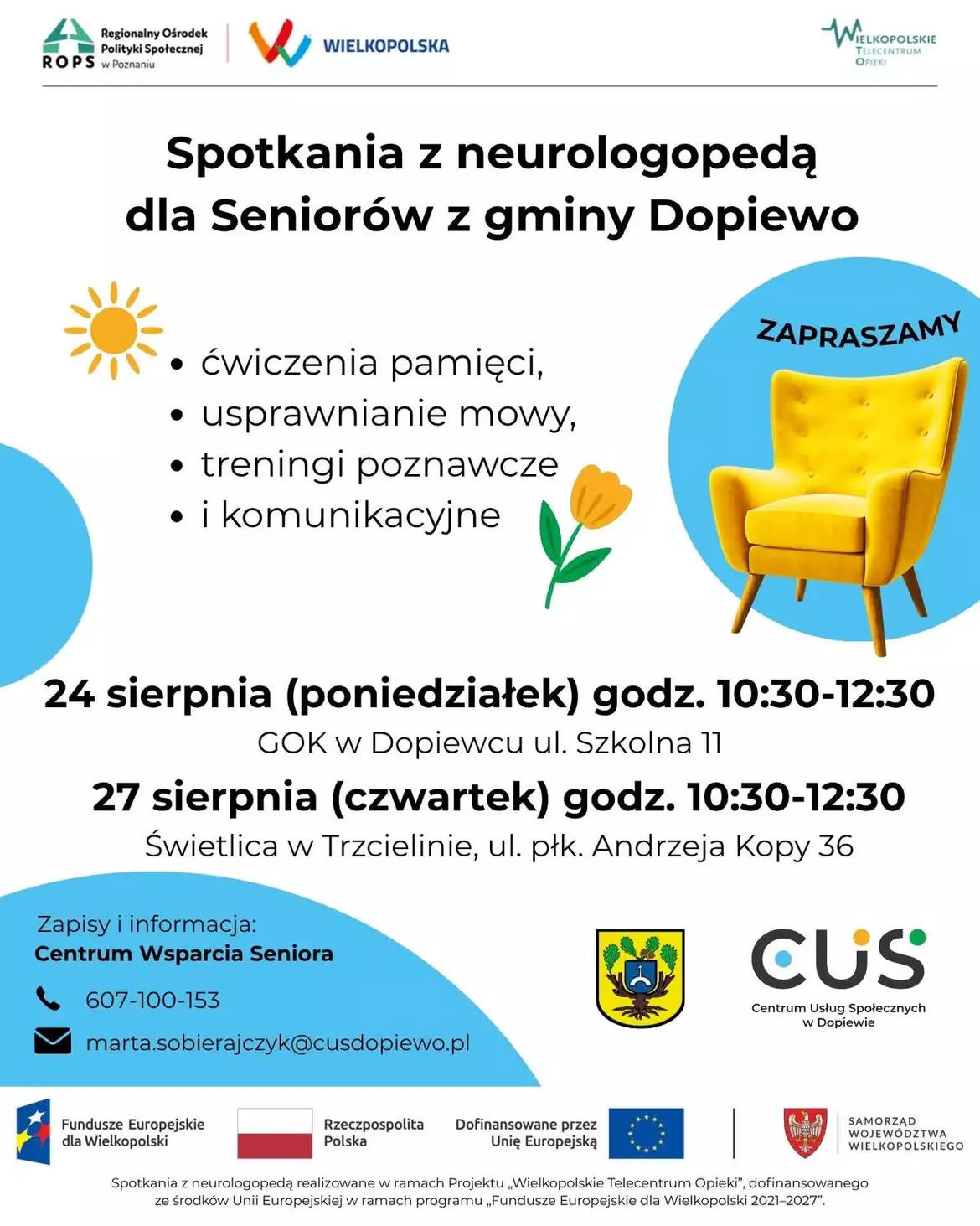 Spotkanie z neurologopedą 