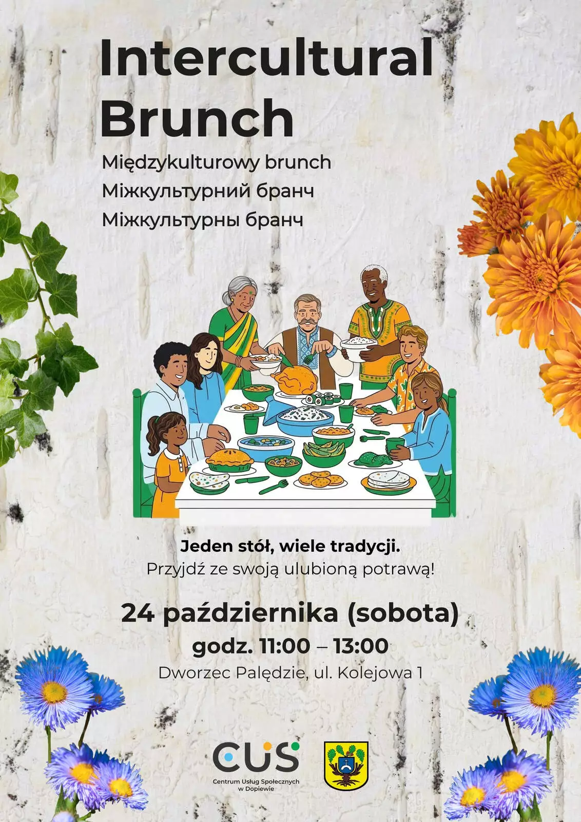 Interncultural brunch plakat 24.10